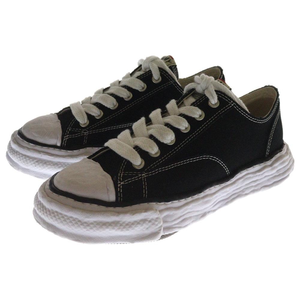 MAISON MIHARAYASUHIRO(メゾンミハラヤスヒロ) PETERSON23 OG Sole Canvas Low-top Sneaker ピーターソン キャンバスロートップ ローカットスニーカー ブラック/ホワイト A11FW702