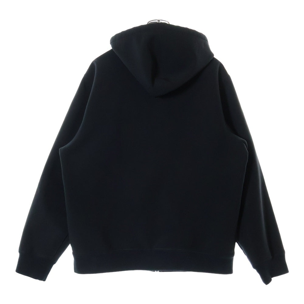 SUPREME(シュプリーム) 20AW WINDSTOPPER Zip Up Hooded Sweatshirt ウィンドストッパー スモールボックスロゴ フリース ジップアップパーカー ブラック