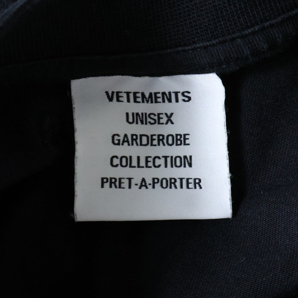 VETEMENTS(ヴェトモン) Unicorn Definition T-Shirt ユニコーン グラフィックプリント クルーネック半袖Tシャツ カットソー ブラック