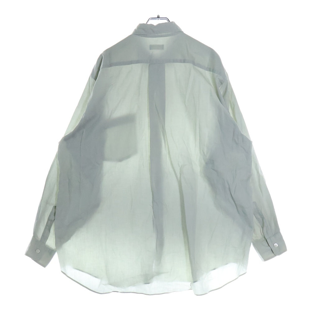 COMME des GARCONS HOMME(コムデギャルソンオム) 93AW 田中期 田中オム 銀タグ ロングスリーブ 長袖 プレーン シャツ グレー HE-030120