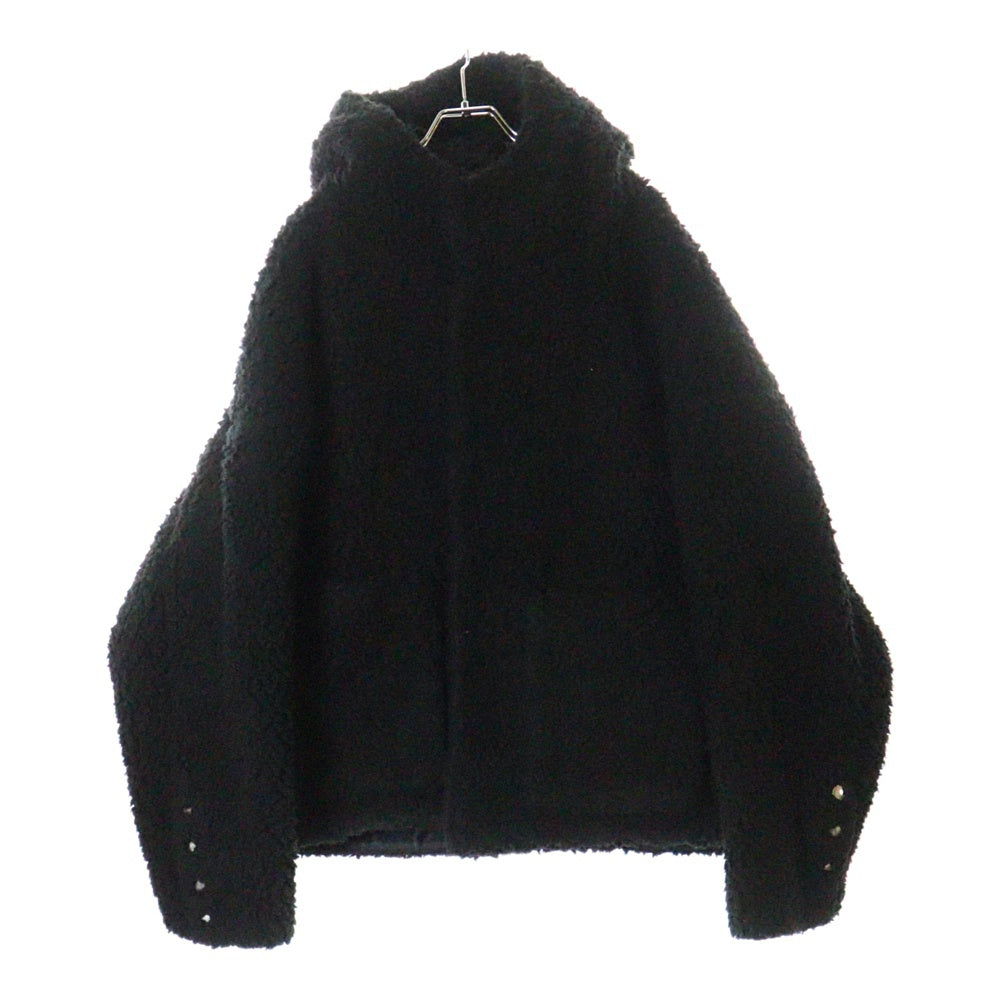 1017 ALYX 9SM(アリクス) POLAR TECHNICAL JACKET ポーラーテクニカル ボア フーデッドジャケット ブラック AAUOU0230FA01