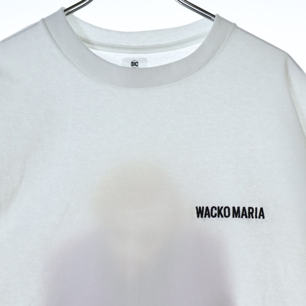 WACKO MARIA(ワコマリア) ×THE DARK KNIGHT TRILOGY REW NECK T-SHIRT TYPE-5 ダークナイトトリロジー バックプリント クルーネック コットン 半袖Tシャツ TDKT-WM-TEE05