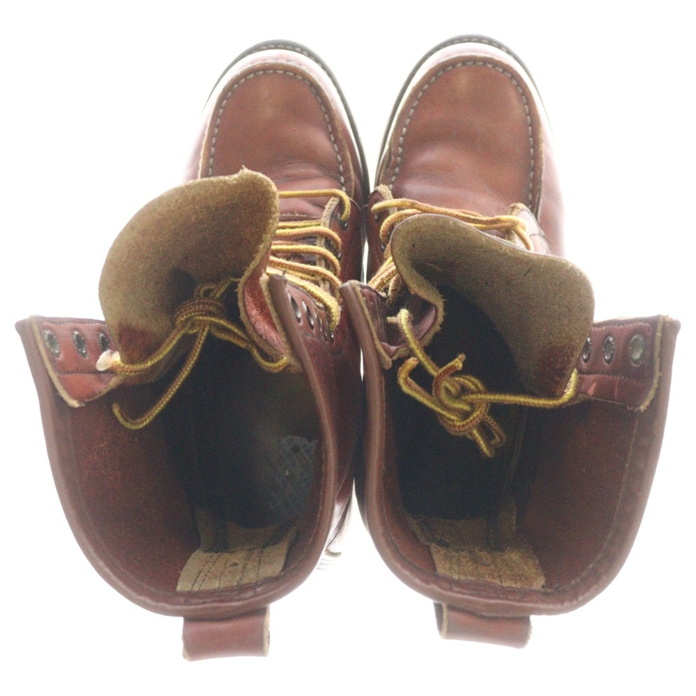RED WING(レッド ウイング) 90S 半円犬タグ アイリッシュセッター レザー レースアップ ブーツ ブラウン 877
