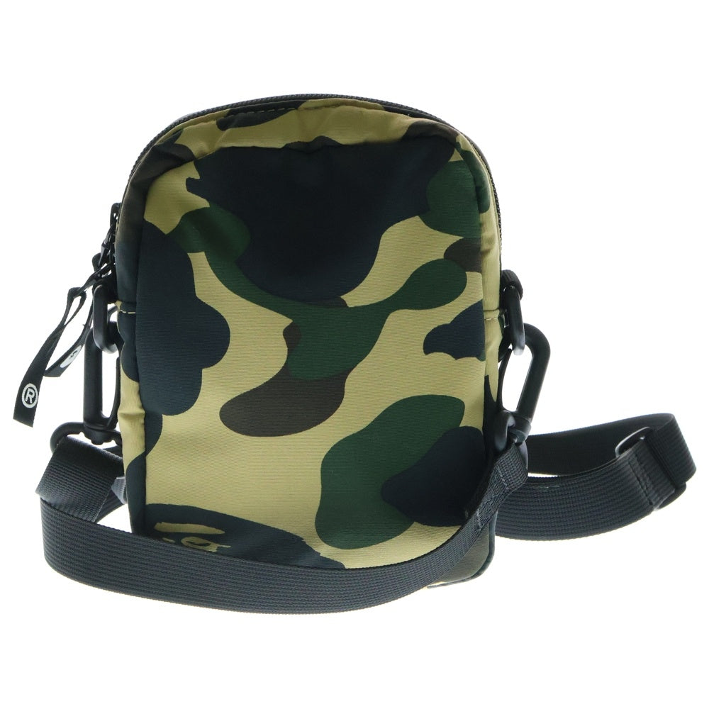 A BATHING APE(アベイシングエイプ) 1ST CAMO SHARK MINI BAG ファーストカモ シャーク ミニ ショルダーバッグ カーキ 001SGL301021M