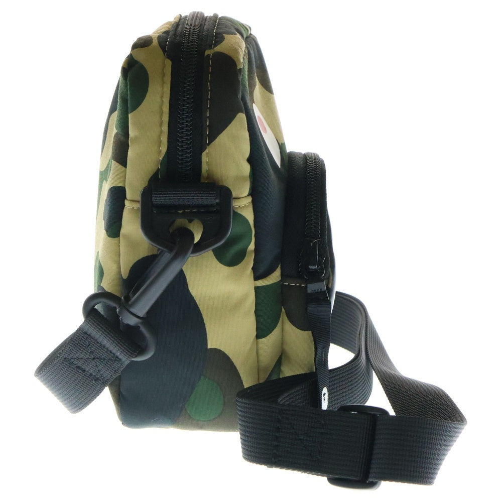 A BATHING APE(アベイシングエイプ) 1ST CAMO SHARK MINI BAG ファーストカモ シャーク ミニ ショルダーバッグ カーキ 001SGL301021M