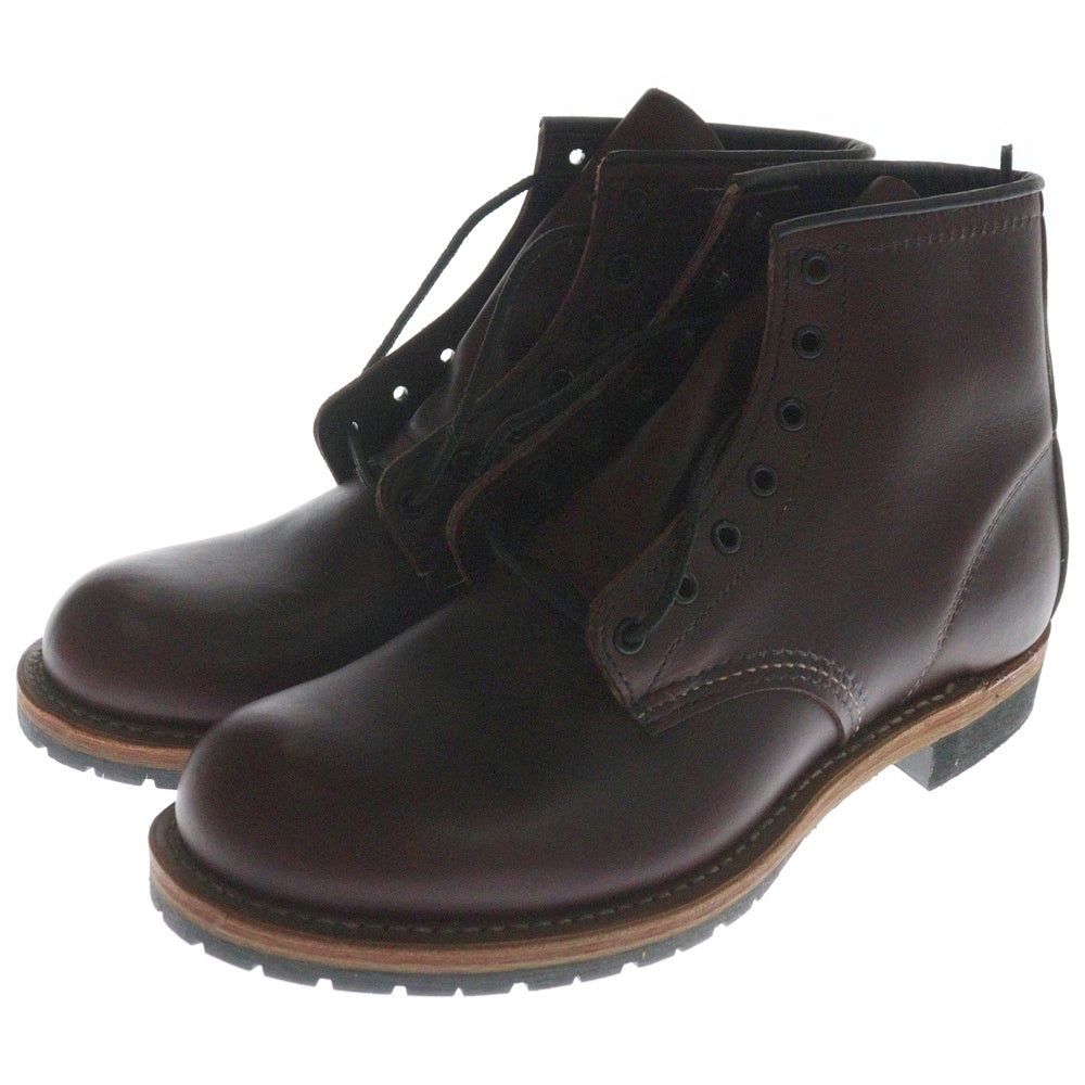 RED WING(レッド ウイング) BECKMAN BOOTS BLACK CHERRY ROUND-TOE ベックマン ブラックチェリー ラウンド トゥー フェザーストーンレザー ブーツ ブラウン 09011-1