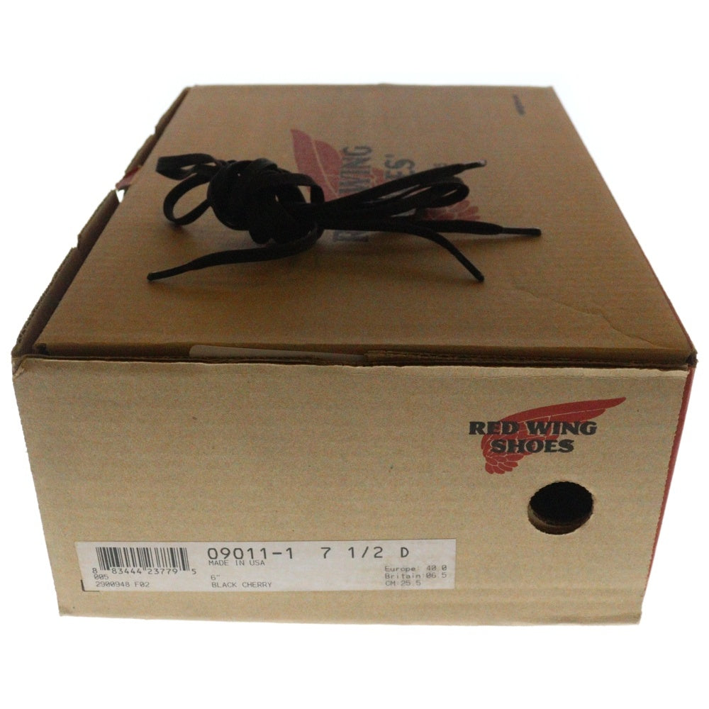 RED WING(レッド ウイング) BECKMAN BOOTS BLACK CHERRY ROUND-TOE ベックマン ブラックチェリー ラウンド トゥー フェザーストーンレザー ブーツ ブラウン 09011-1