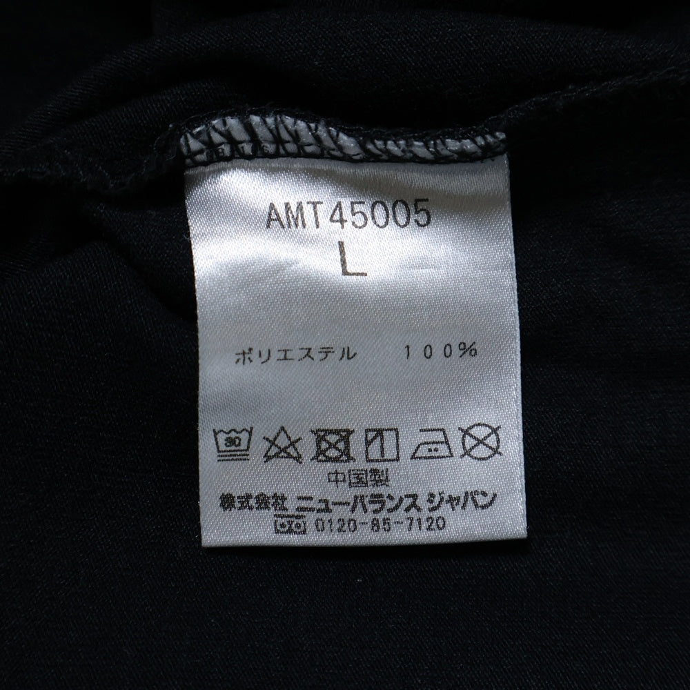 New Balance(ニューバランス) REFLECTION LOGO TEE リフレクション ロゴ クルーネック 半袖Tシャツ カットソー ブラック AMT45005