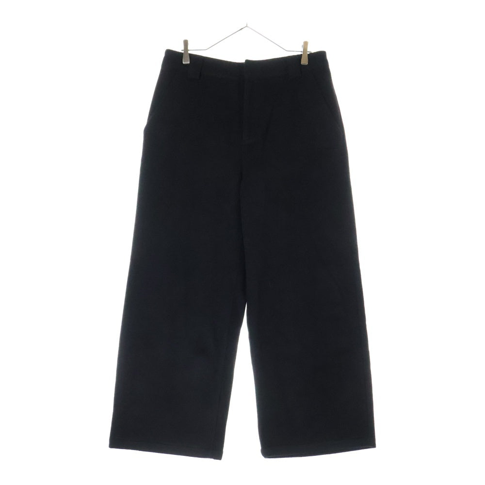 WILLY CHAVARRIA(ウィリーチャバリア) WOOL WIDE PANTS ウール ワイド パンツ ブラック