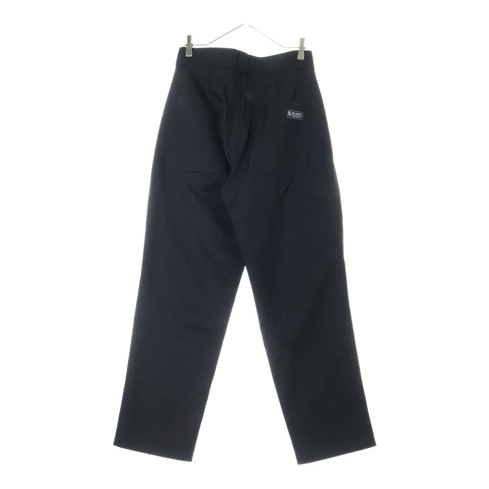 WILLY CHAVARRIA(ウィリーチャバリア) 1TUCK TROUSERS WIDE PANTS 1タック トラウザー ワイドパンツ ブラック
