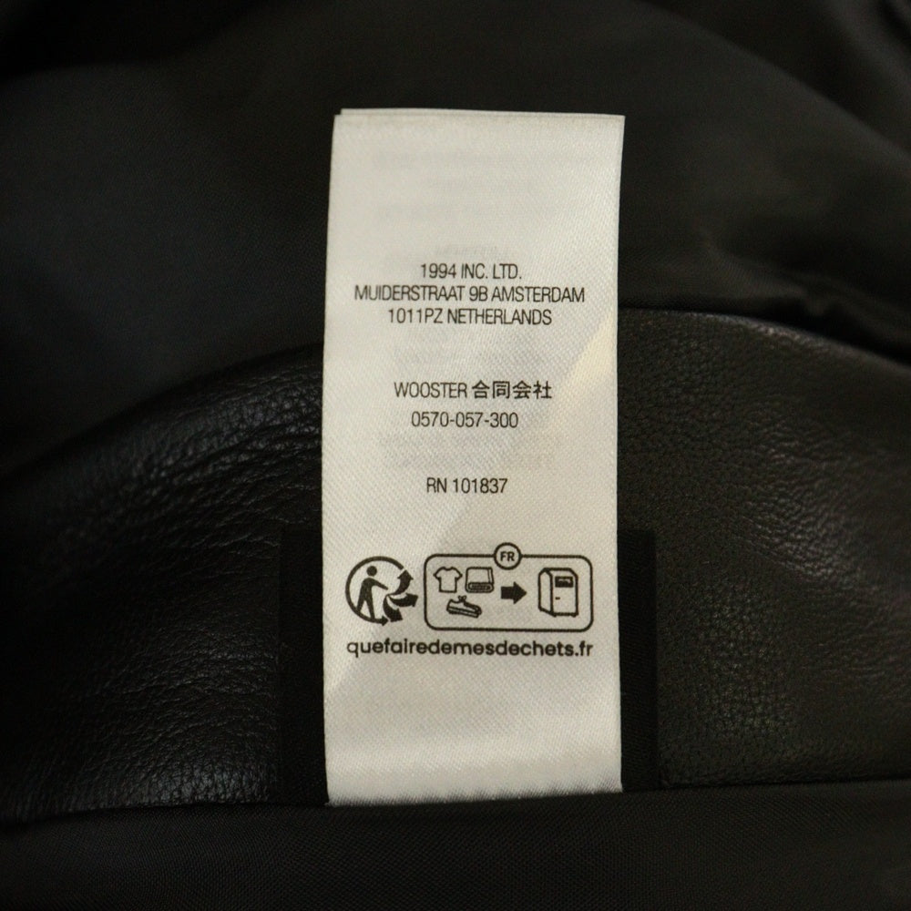 SUPREME(シュプリーム) 23AW ×Dickies Leather Overalls ディッキーズ レザーオーバーオール ブラック