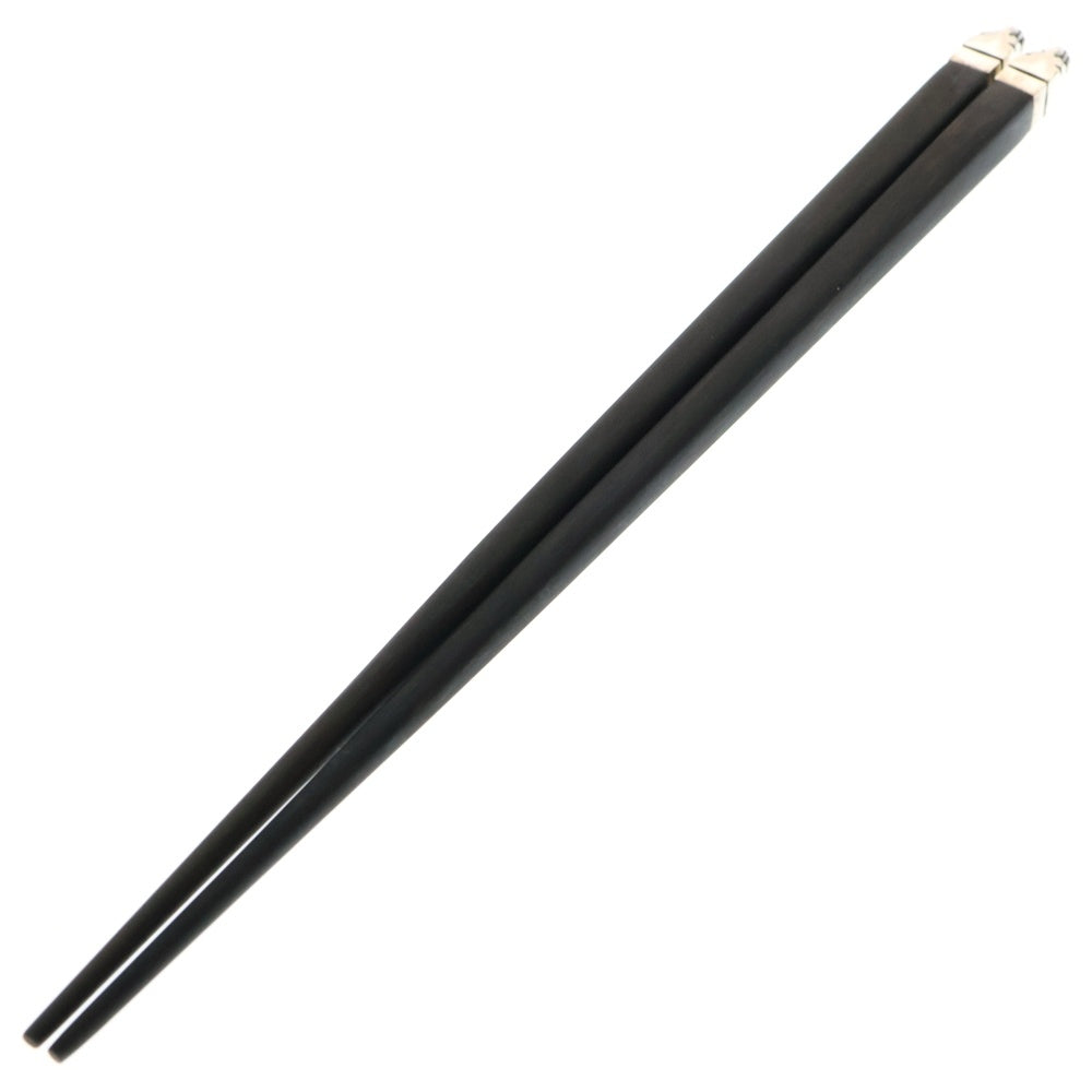 CHROME HEARTS(クロムハーツ) CHOPSTICKS チョップスティックス フレアニーモチーフ エボニーウッド 箸 箸置き セット シルバー/ブラウン