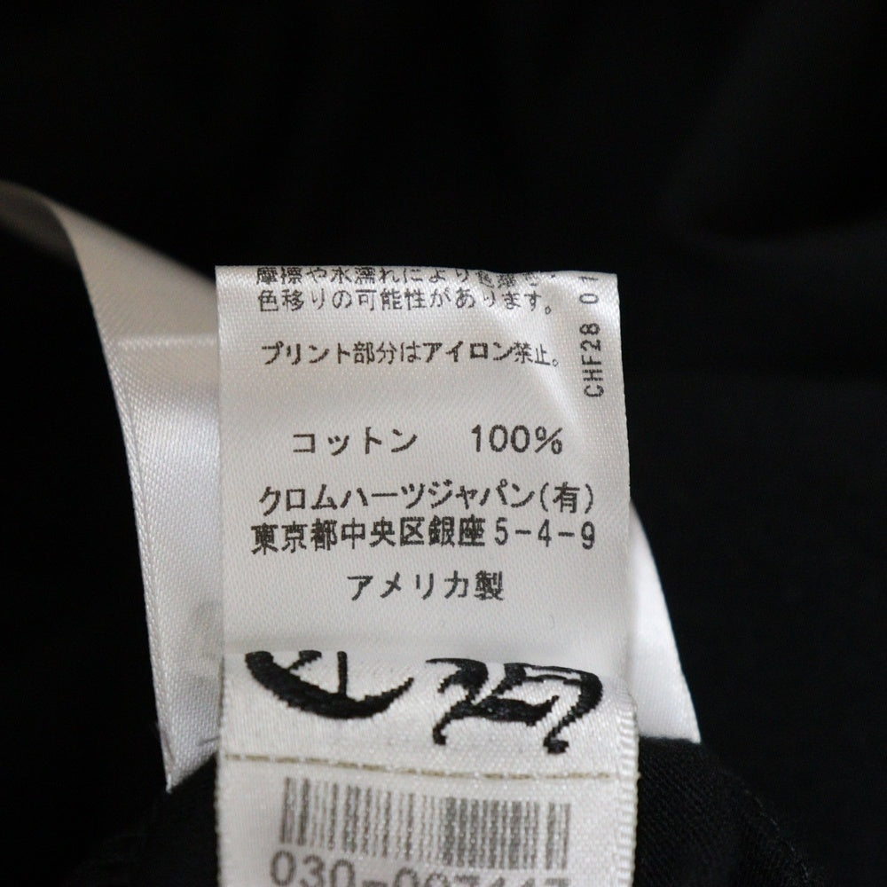 CHROME HEARTS(クロムハーツ) MLTCOL CEM CRS T-SHRT マルチカラーセメタリークロスプリント クルーネック 半袖Tシャツ カットソー ブラック