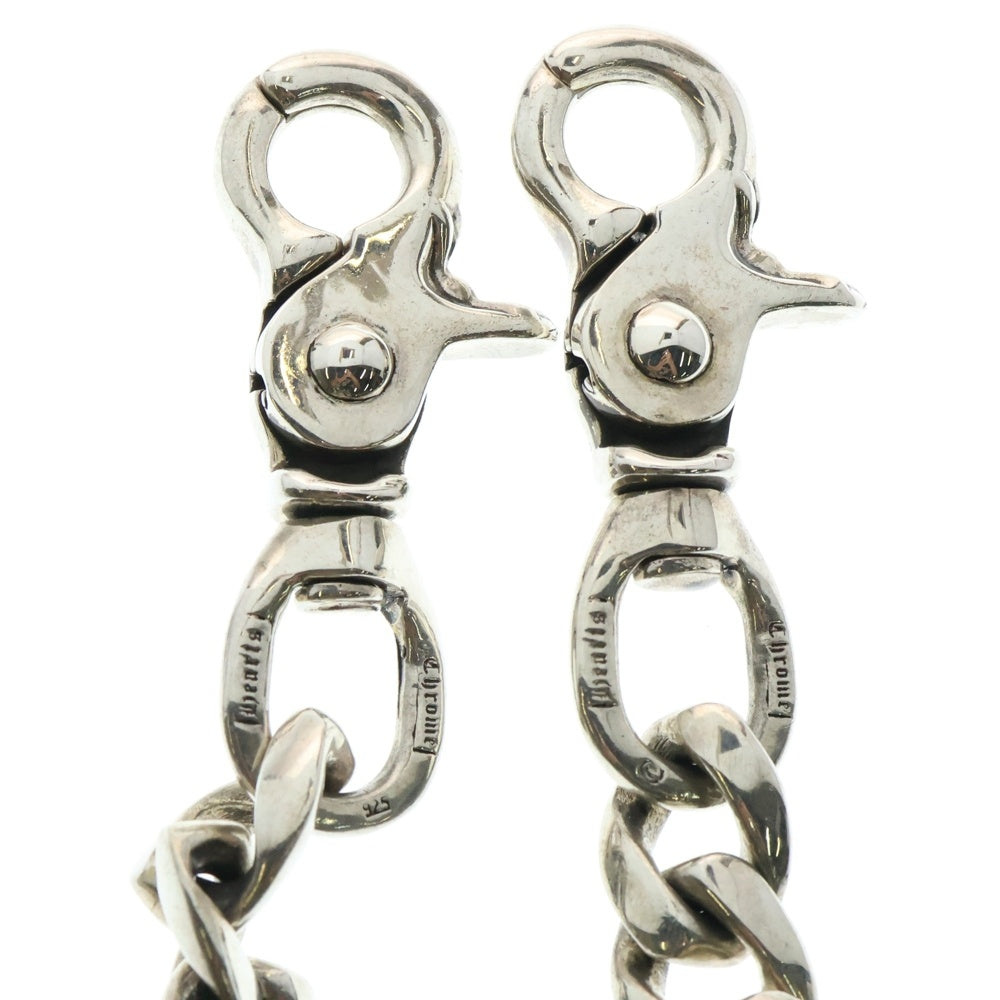 CHROME HEARTS(クロムハーツ) CLASSIC LONG-T/2クリップロングクラシック ウォレットチェーン シルバー BCA066