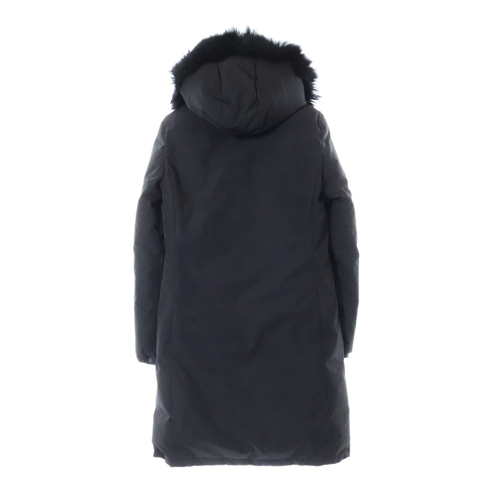 Cape Heights(ケイプハイツ) ELLNORA エルノラ コヨーテファー フーデッド ダウンコート ブラック レディース