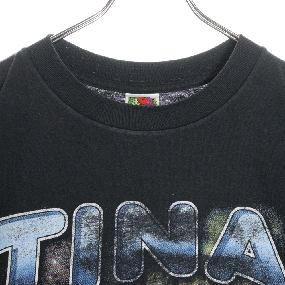 VINTAGE(ヴィンテージ) 90-00S VINTAGE TINA TURNER RAP DESIGH TOUR ヴィンテージ ティナターナー ラップデザインツアー プリント 半袖Tシャツ カットソー ブラック