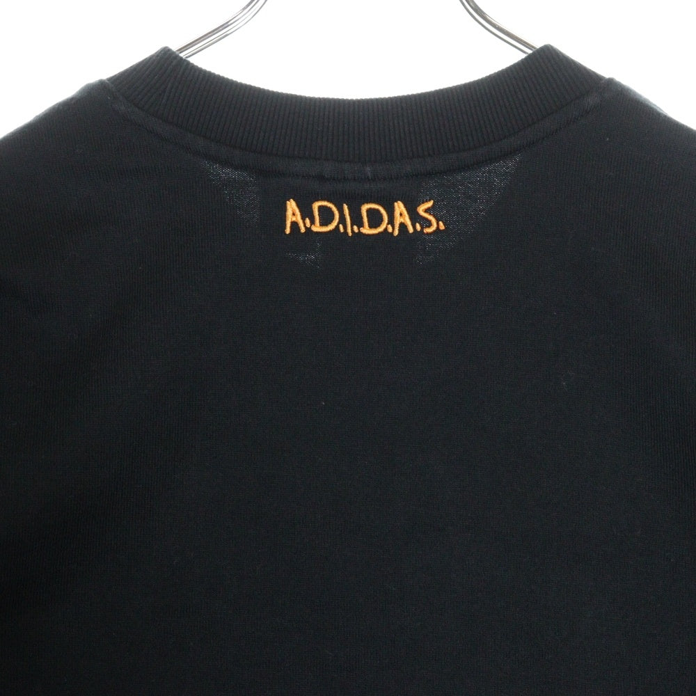 adidas(アディダス) KoRn T-SHIRT コーン グラフィックプリント クルーネック半袖Tシャツ カットソー ブラック IN9098