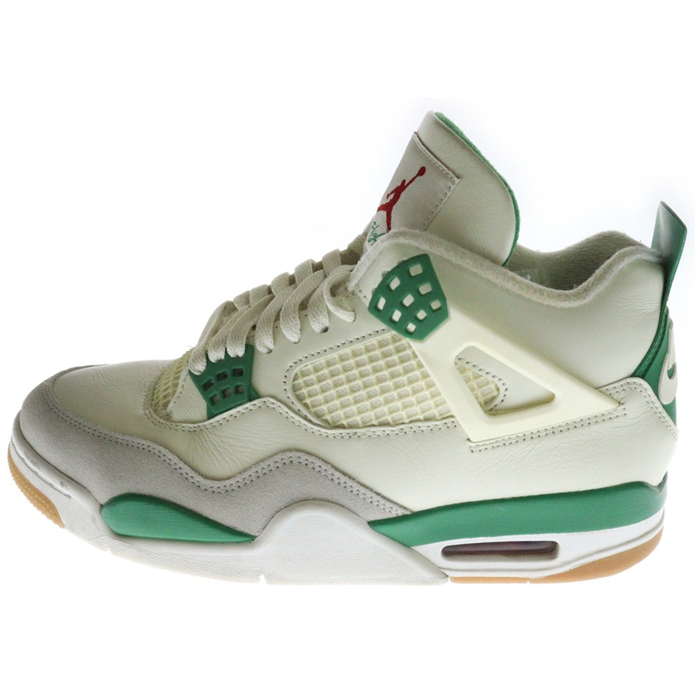 NIKE SB(ナイキエスビー) AIR JORDAN 4 RETRO SP PINE GREEN エアジョーダン4 レトロ SP パイングリーン ハイカットスニーカー ホワイト/グリーン US9/27cm DR5415-103