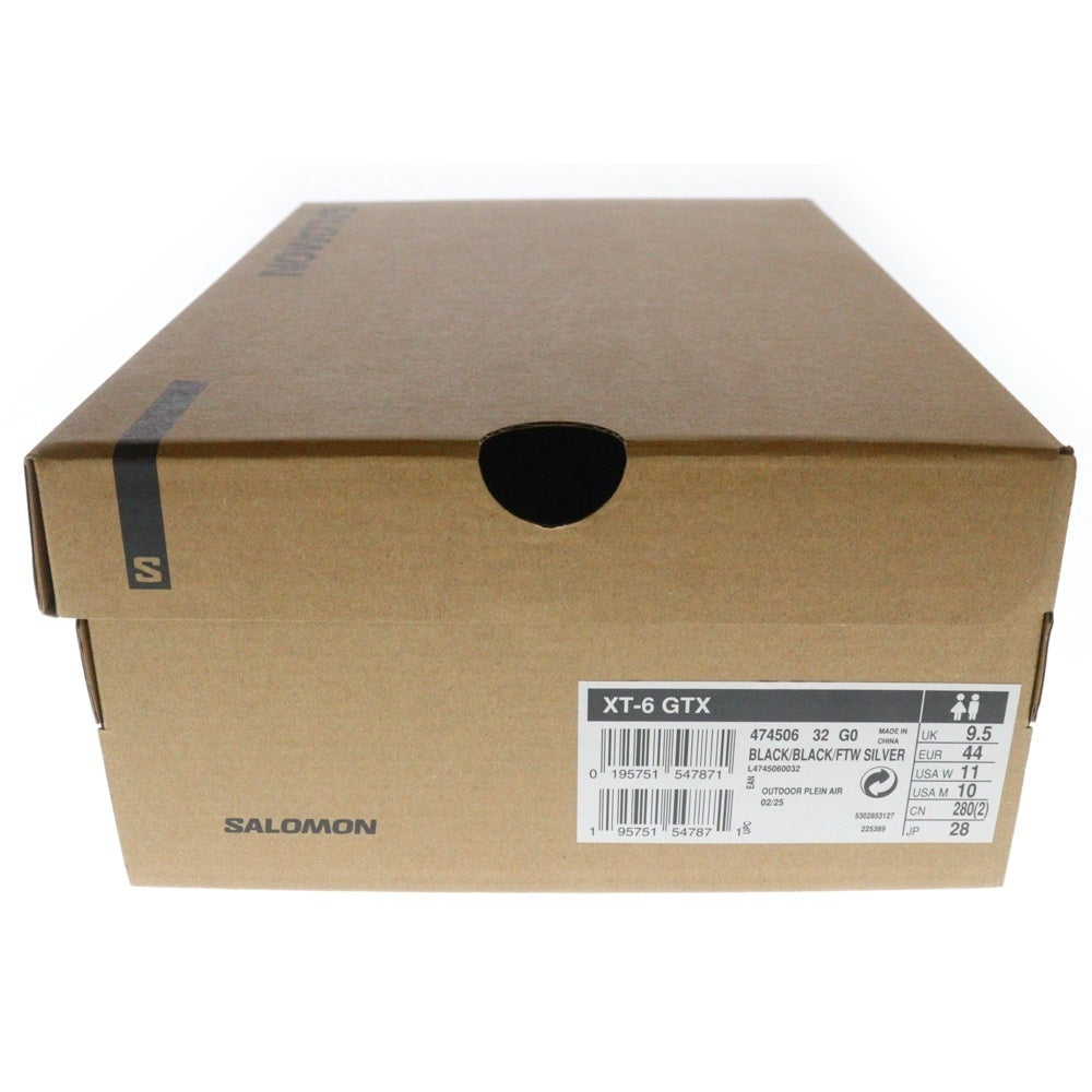 SALOMON(サロモン) XT-6 GTX ゴアテックス ローカットスニーカー ブラック US10/28cm 474506