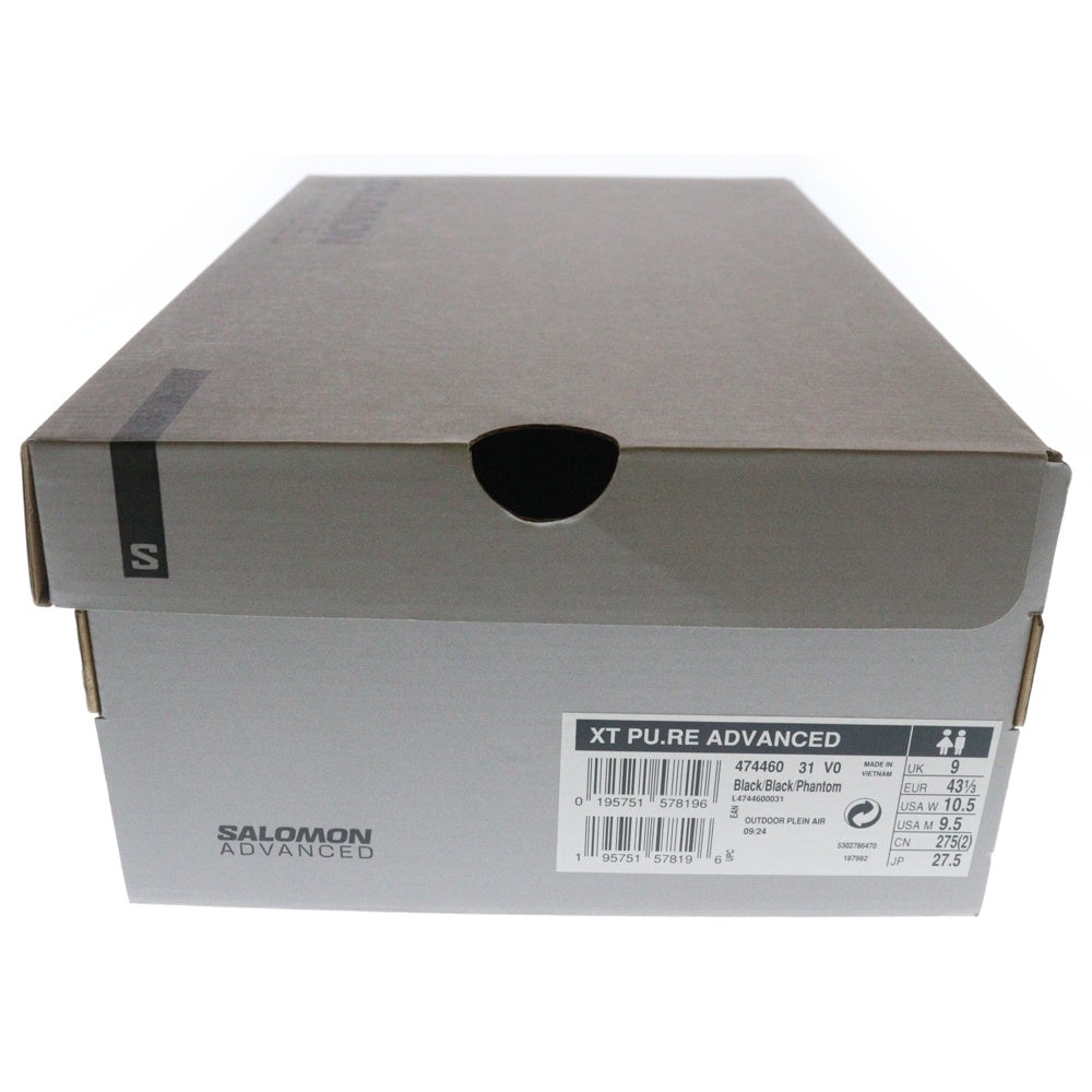 SALOMON(サロモン) XT PU. RE ローカットスニーカー ブラック US10.5/27.5cm 474460