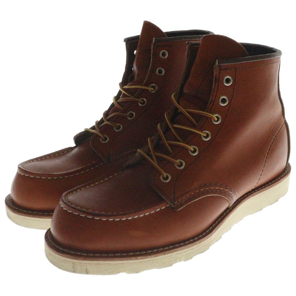 RED WING(レッド ウイング) 6inch CLASSIC MOC TOE 875 クラシック モック レースアップ ブーツ ブラウン US8/26.0cm