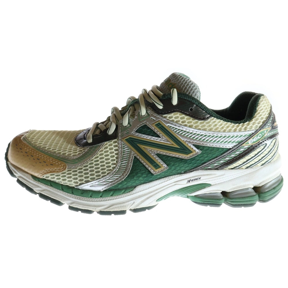 New Balance(ニューバランス) ×AIME LEON DORE ML860AL2 860V2 エメレオンドレ メッシュローカットスニーカー グリーン US9.5/27.5cm