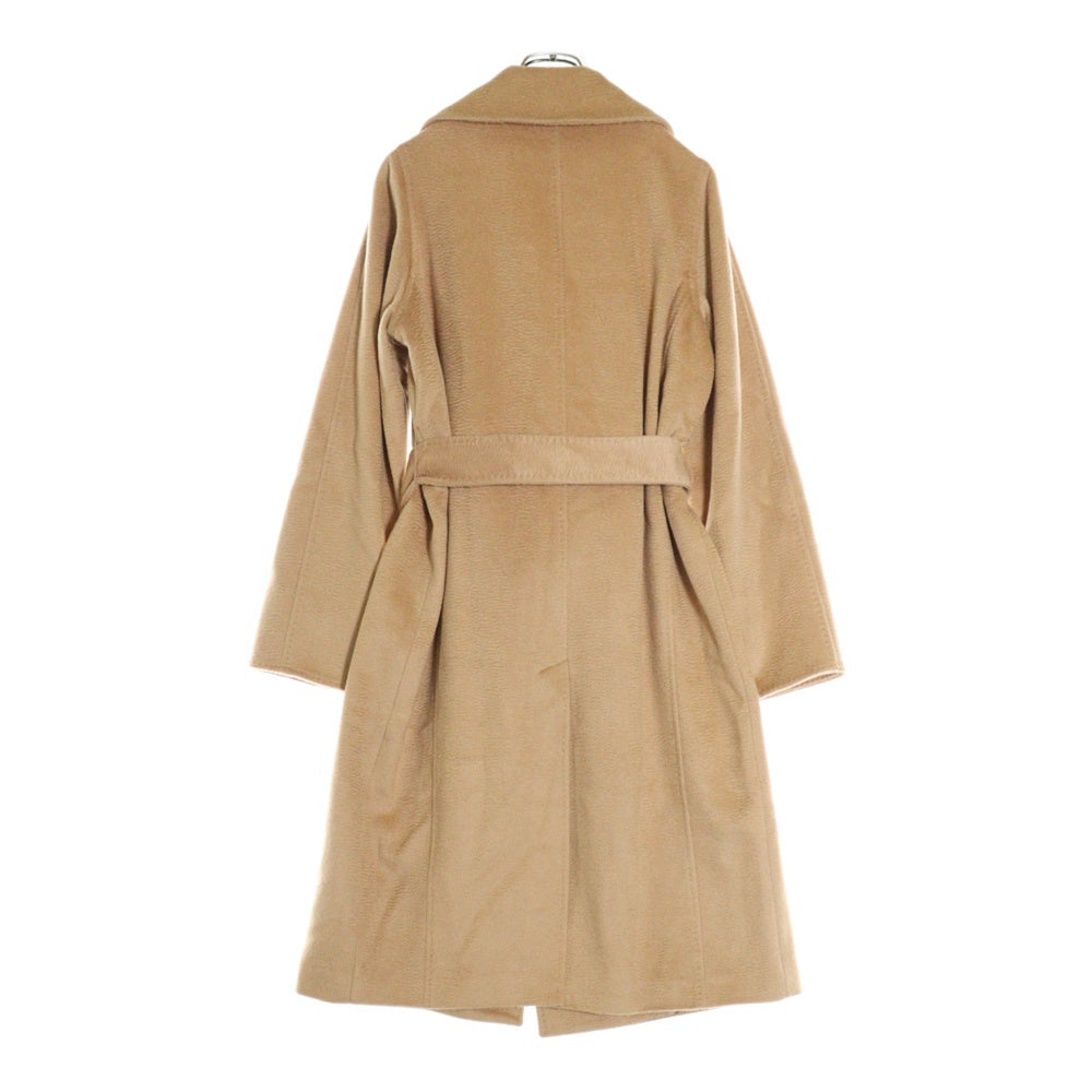 MaxMara(マックスマーラ) 1B ステッチ ベルテッド ダブルカラー ロングコート レディース キャメル 708204600005