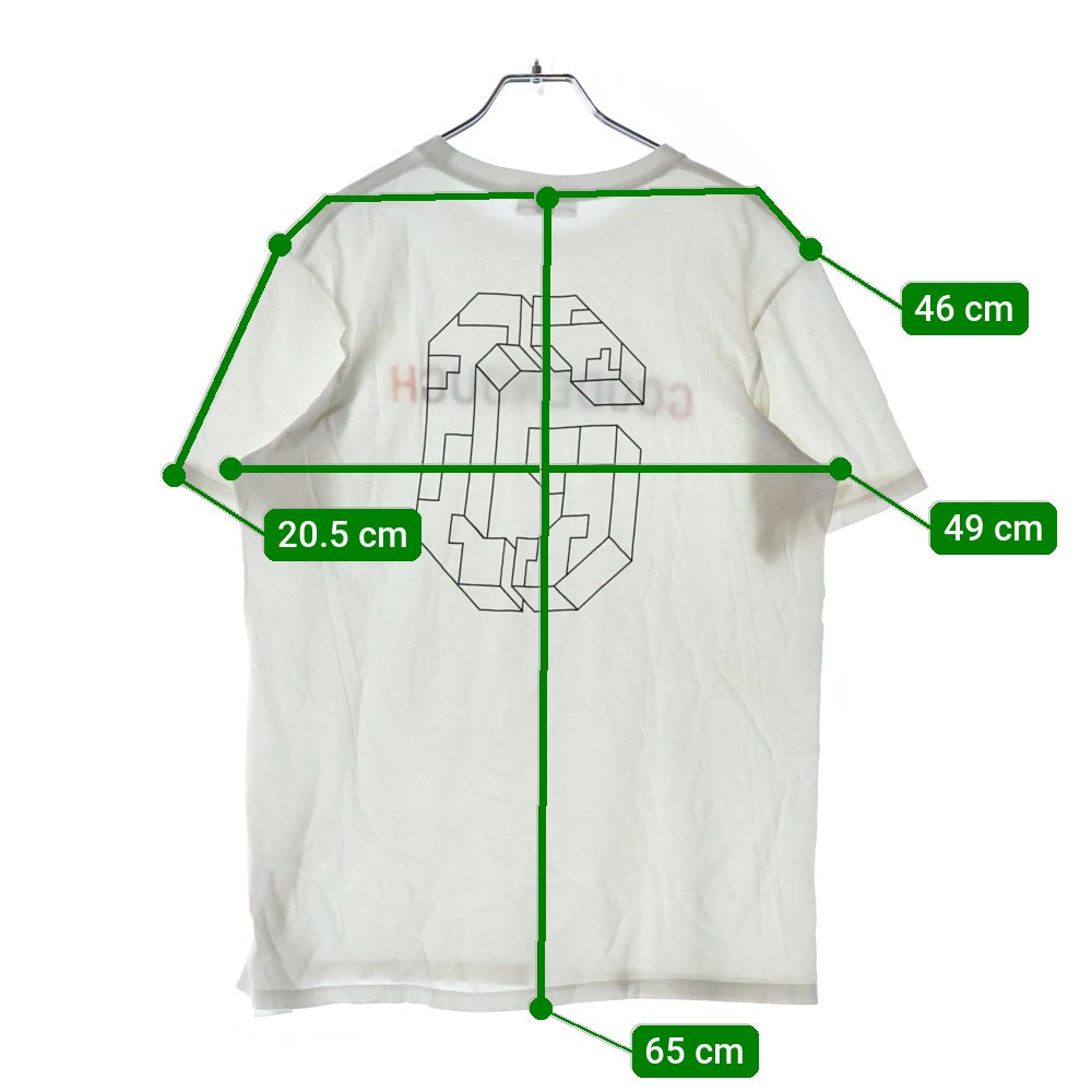 GOODENOUGH(グッドイナフ) フロントロゴプリント クルーネック半袖Tシャツ カットソー ホワイト