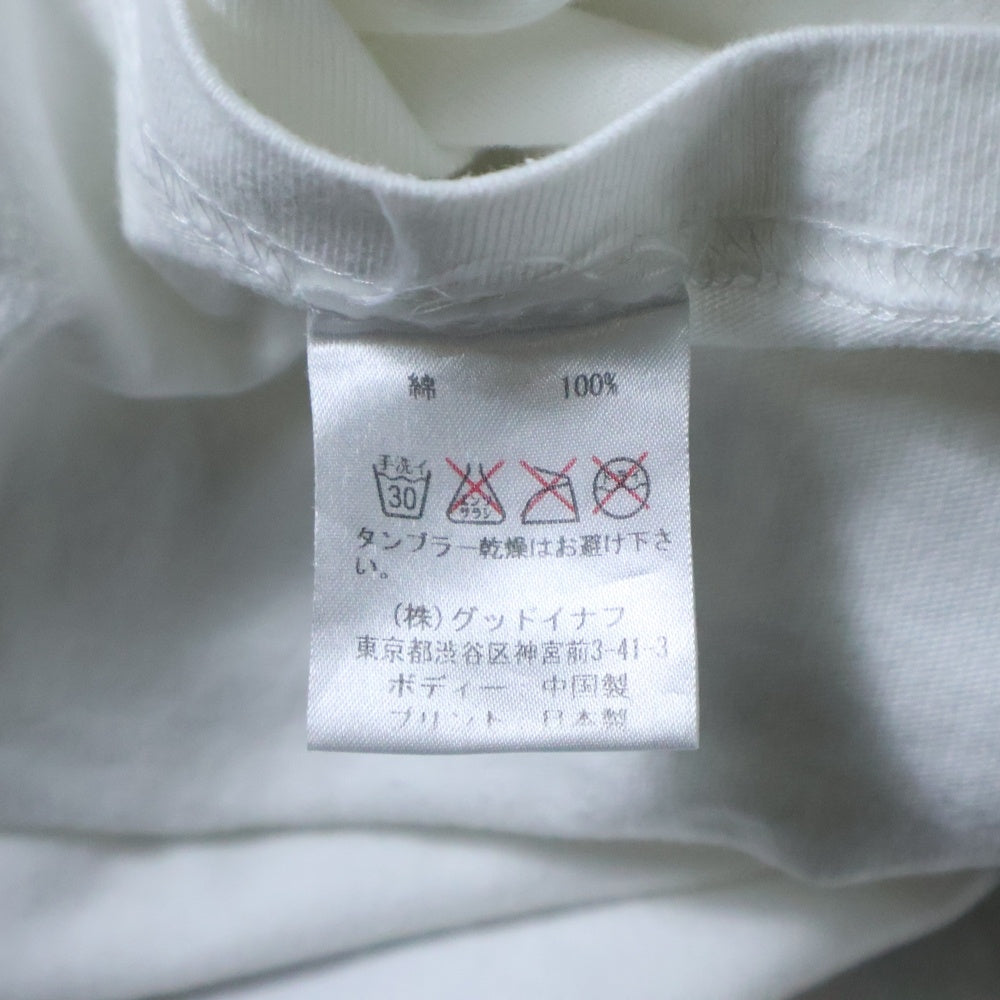 GOODENOUGH(グッドイナフ) THE LABEL OF YOUR SOCIETY ザ ラベル オブ ユア ソサエティ クルーネック半袖Tシャツ カットソー ホワイト