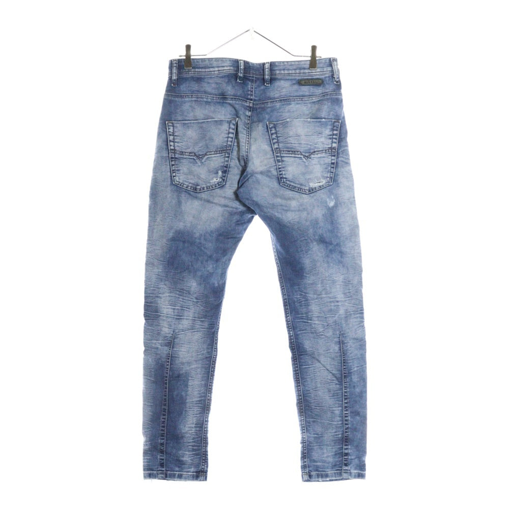 DIESEL(ディーゼル) DAMAGE DENIM PANTS ダメージ加工 ドローストリング ブレイブマン デニムパンツ ジーンズ インディゴ