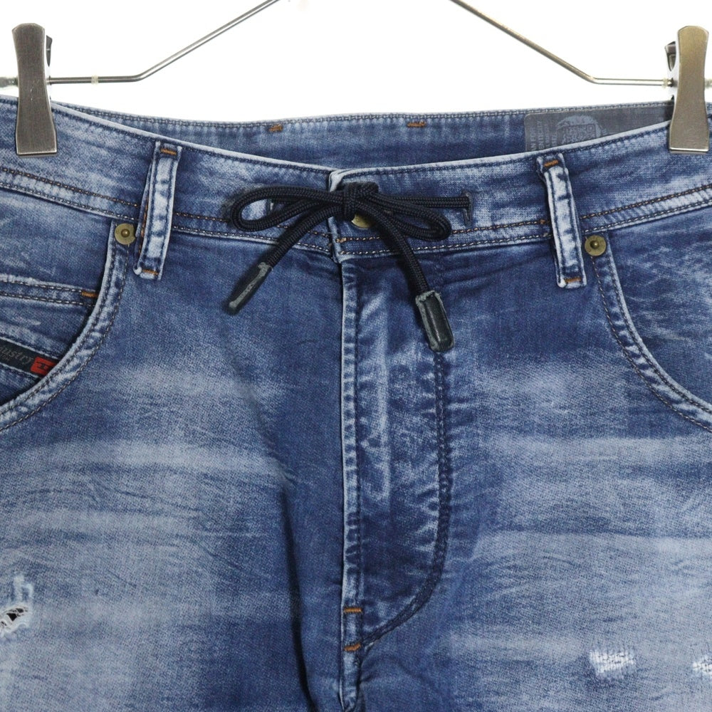 DIESEL(ディーゼル) DAMAGE DENIM PANTS ダメージ加工 ドローストリング ブレイブマン デニムパンツ ジーンズ インディゴ