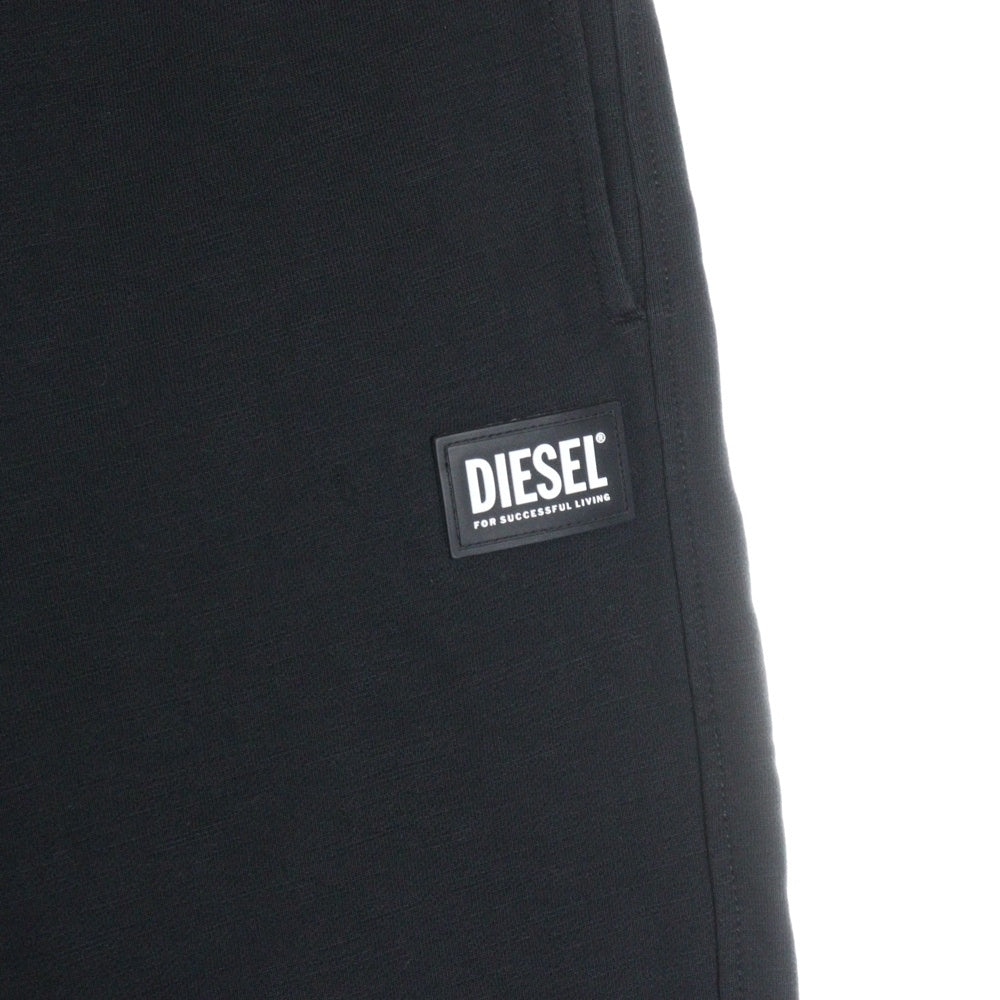 DIESEL(ディーゼル) P-TARY-B1 ロゴパッチ ドローストリング 4ポケット スウェットパンツ ブラック A02812ONBAY