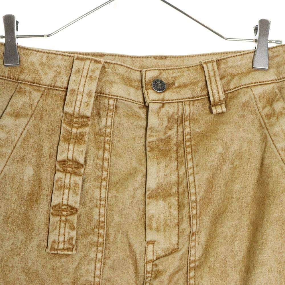 DIESEL(ディーゼル) 22SS D-MULTY-SP-NE JOGG JEANS ブレイブマン フロック加工 マルチポケット ジョグジーンズ ブラウン A03109OAFAT