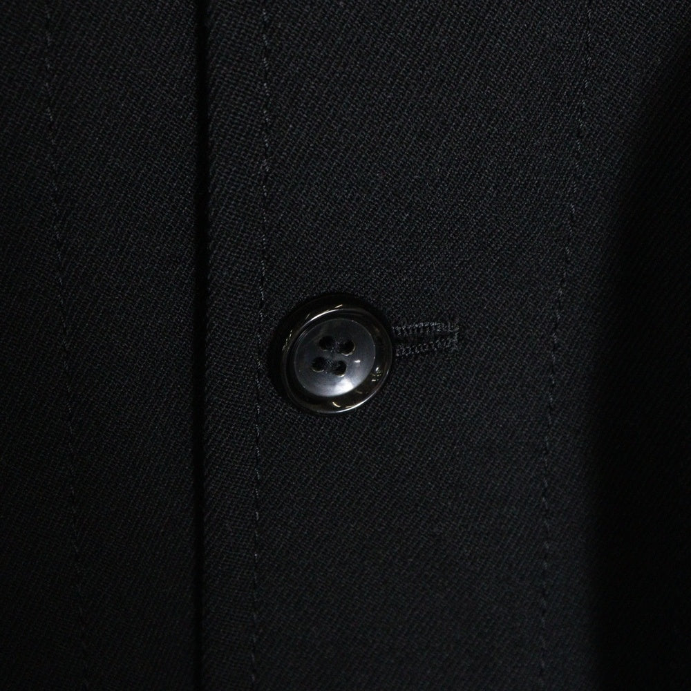 COMME des GARCONS COMME des GARCONS(コムデギャルソンコムデギャルソン) 09AW AD2009 ラウンドカラー ウール ポンチョ ブラック レディース RD-J039