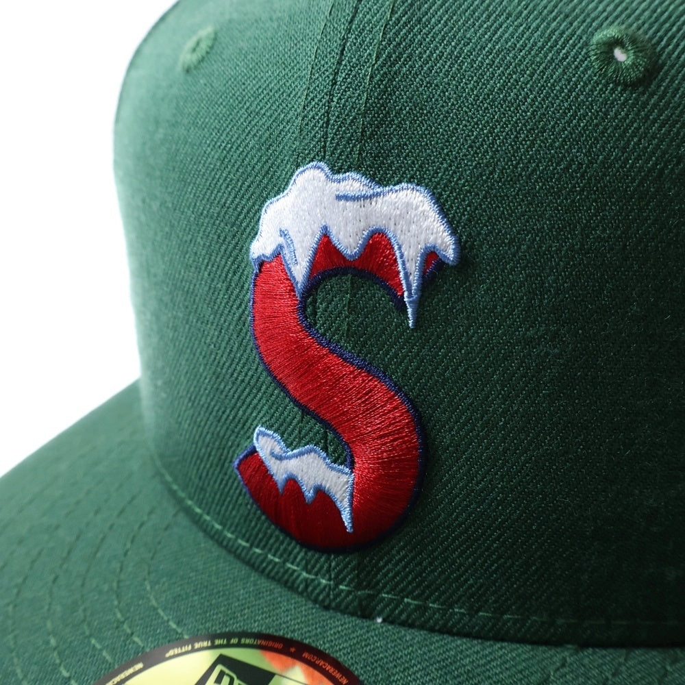 SUPREME(シュプリーム) 20AW ×New Era S Logo Sロゴ ベースボールキャップ 帽子 グリーン G28 06012020