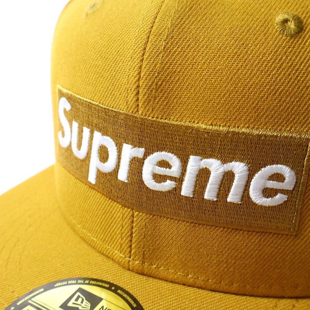 SUPREME(シュプリーム) ×New Era 21SS Champions Box Logo ニューエラ チャンピオンズ ボックスロゴ ベースボールキャップ 帽子 イエロー G2702012021