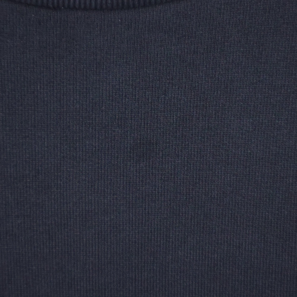 MONCLER(モンクレール) 24AW FELPA GIROCOLLO フロントフェルトロゴ スウェットトレーナー ネイビー J20918G0039 809KR
