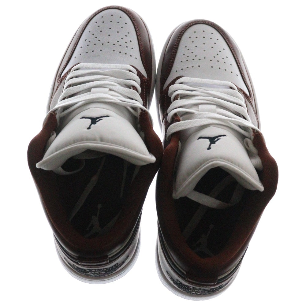 NIKE(ナイキ) AIR JORDAN 1 LOW SE DARK PONY エアジョーダン1 SE ダークポニー ローカットスニーカー ホワイト/ブラウン US8/26cn HF3148-102