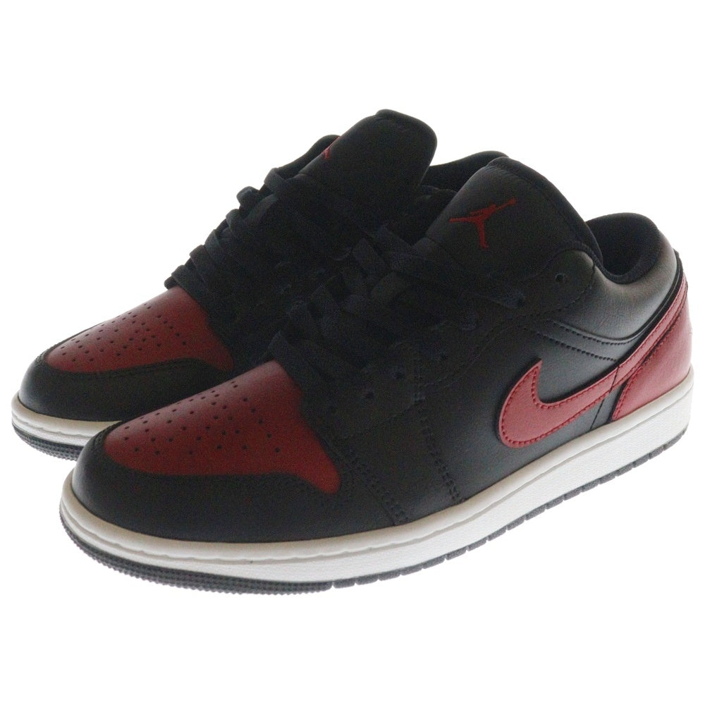 NIKE(ナイキ) AIR JORDAN 1 LOW BRED エアジョーダン1 ブレッド ローカットスニーカー ブラック/レッド US8/26cm 553558-067