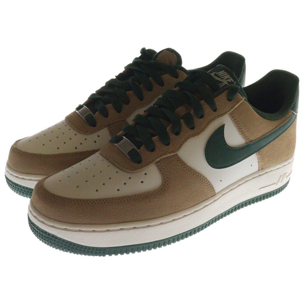 NIKE(ナイキ) AIR FORCE 1 LOW HEMP PHANTOM FIR エアフォース1 ヘンプ/ファントム ファー ローカットスニーカー ホワイト/ベージュ/グリーン US8/26cm FQ8714-203