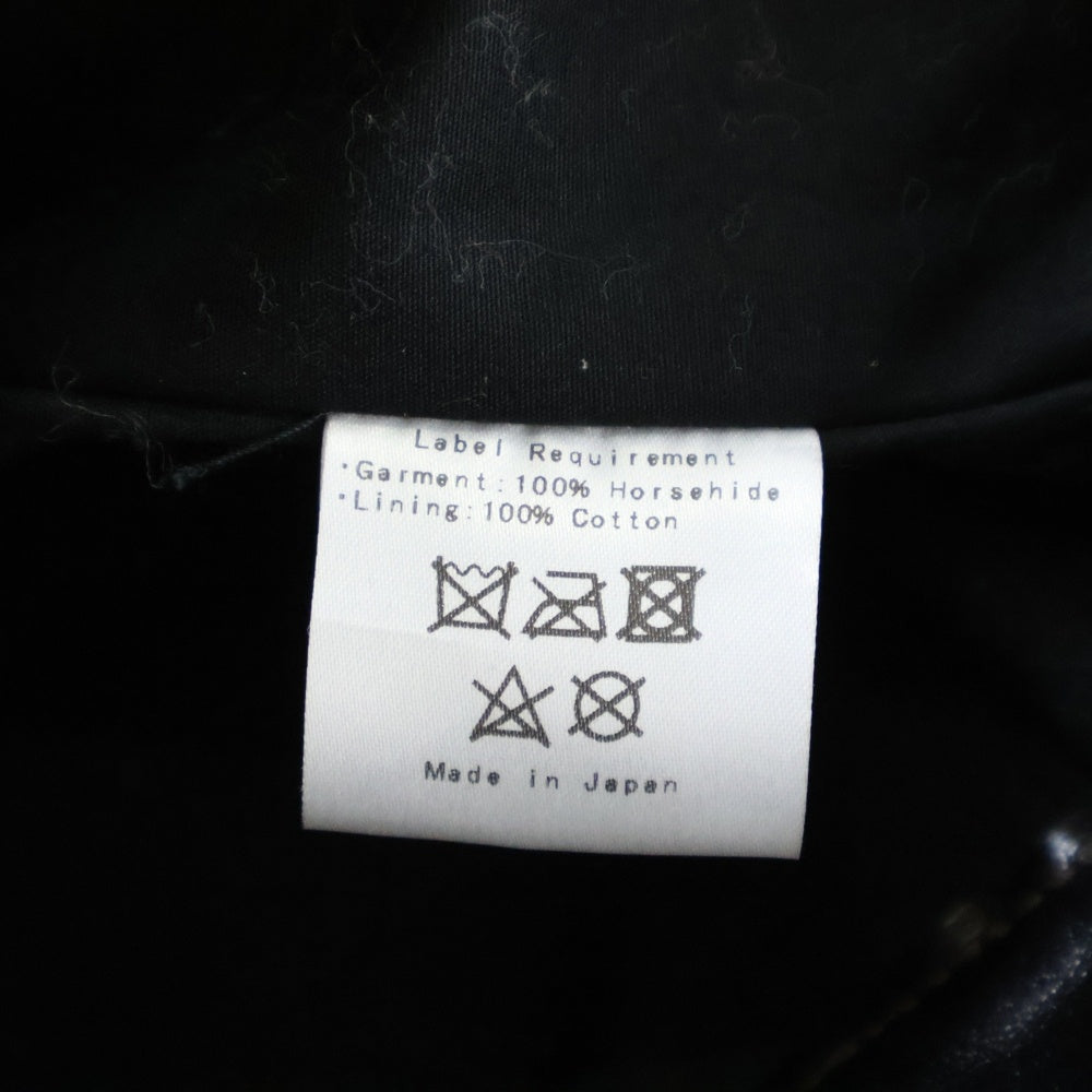 FINE CREEK LEATHERS(ファインクリークレザーズ) RICHMOND リッチモンド アジャスター付き レザージャケット ブラック