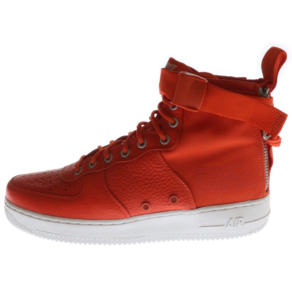 NIKE(ナイキ) SF AIR FORCE 1 MID TEAM ORANGE スペシャルフィールド エアフォース1 チームオレンジ ミッドカットスニーカー オレンジ US9/27cm 917753-800