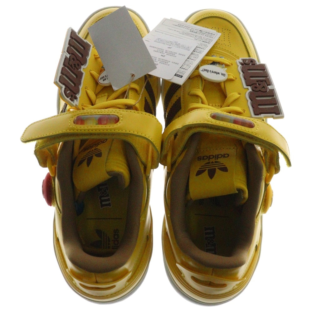 adidas(アディダス) ×M&MS FORUM LOW エムアンドエムズ フォーラム ローカットスニーカー イエロー US9/27cm GY1179