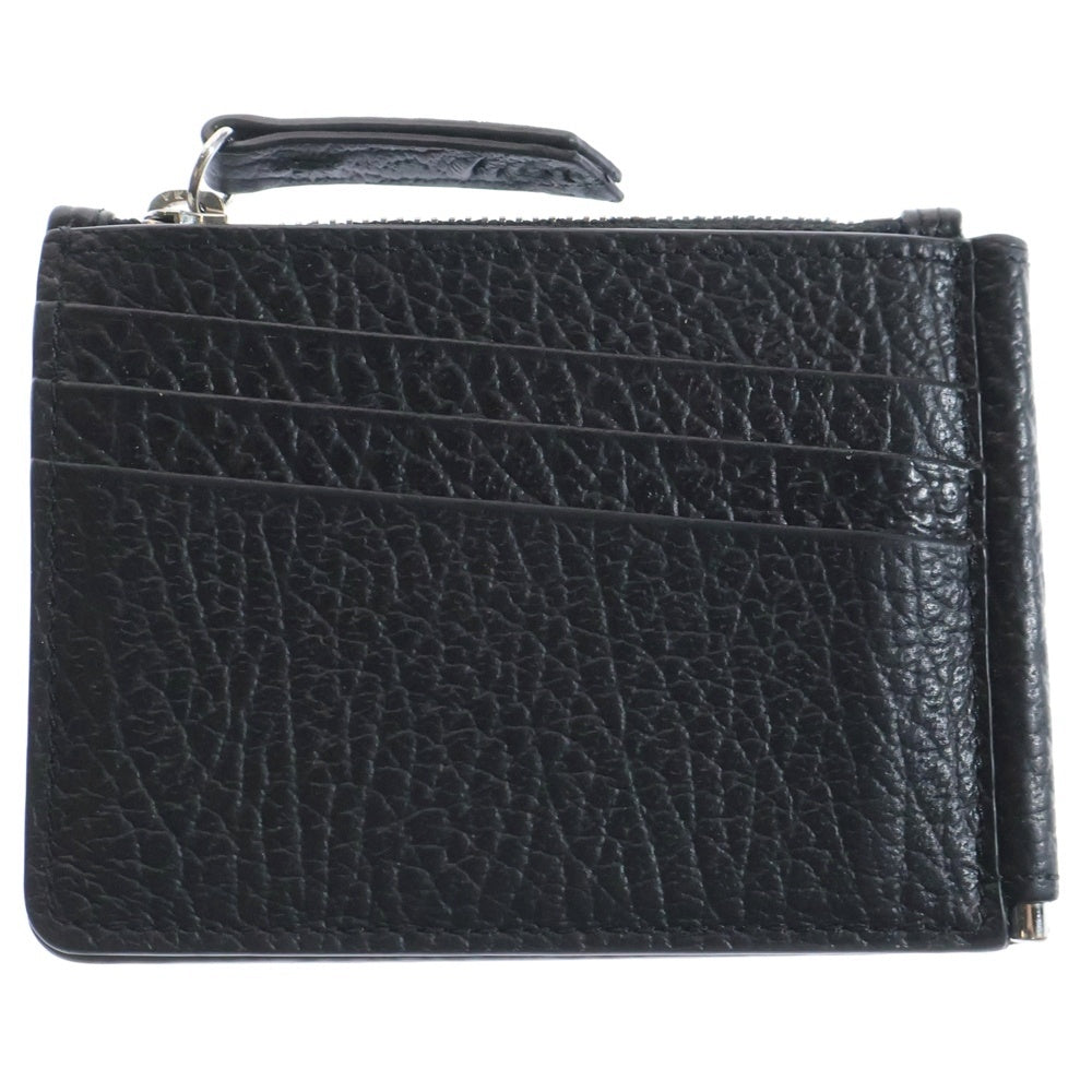 Maison Margiela 11(メゾンマルジェラ11) 4STITCH MONEY CLIP WALLET 4ステッチ マネークリップ グレインレザー ウォレット ブラック SA1UI0022P4455T8013