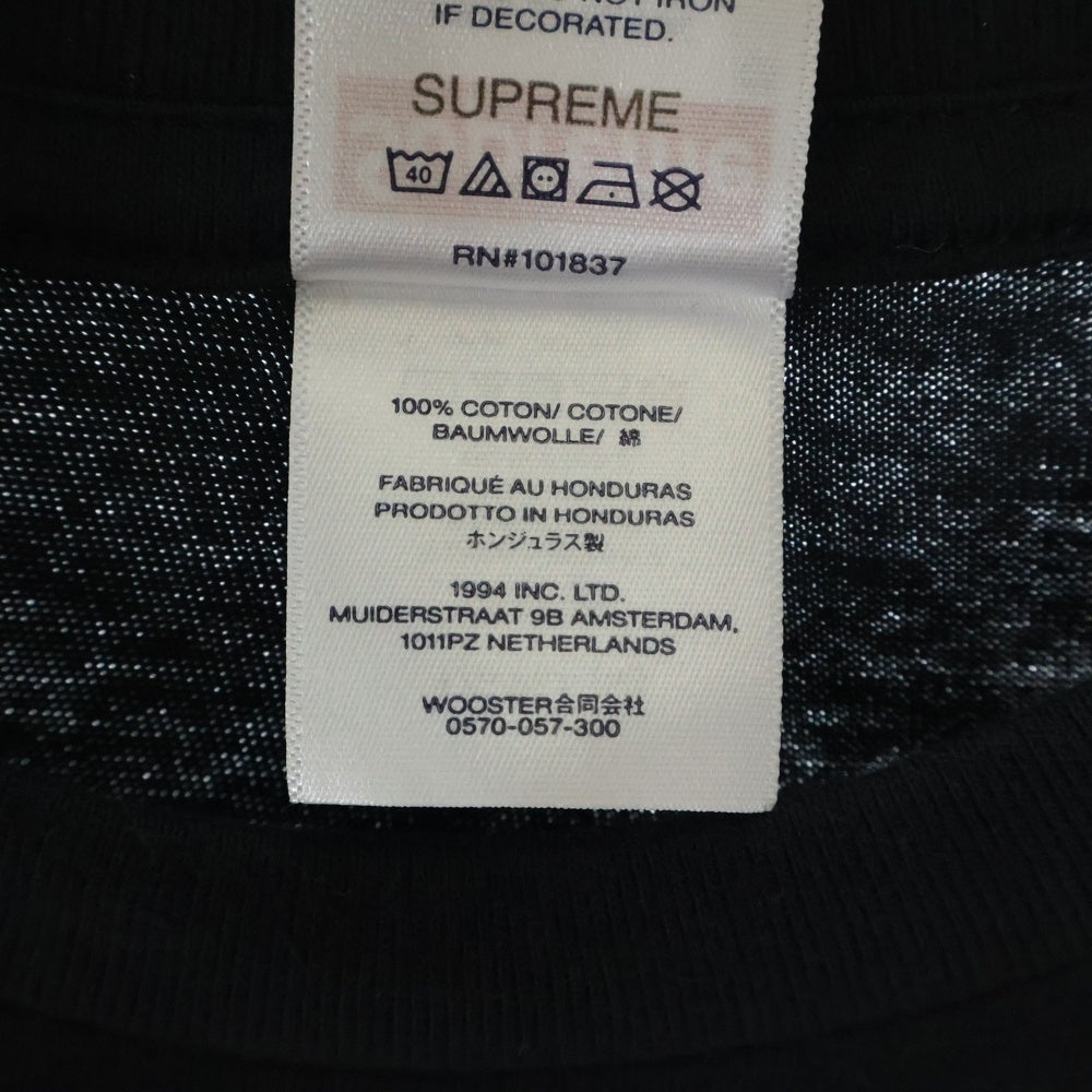SUPREME(シュプリーム) 25SS Damien Hirst Tee ダミアンハースト プリント 半袖Tシャツ カットソー ブラック