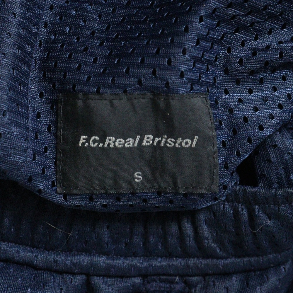 F.C.R.B./F.C.Real Bristol/FCRB(エフシーアールビー/エフシーレアルブリストル) ポリエステル メッシュ ジョガー ドローストリング パンツ ネイビー FCRB-150012