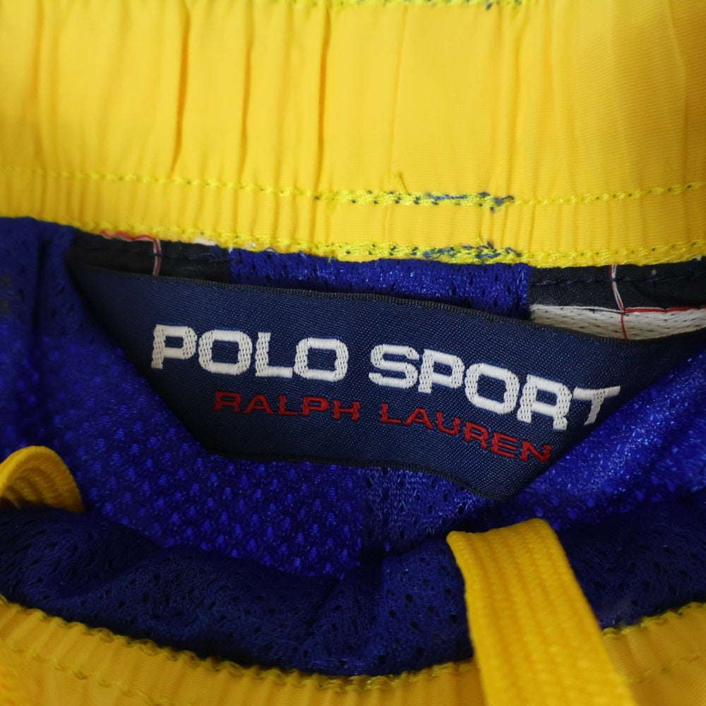 POLO SPORT RALPH LAUREN(ポロスポーツラルフローレン) ナイロン サイドロゴライン ドローストリング パンツ マルチカラー