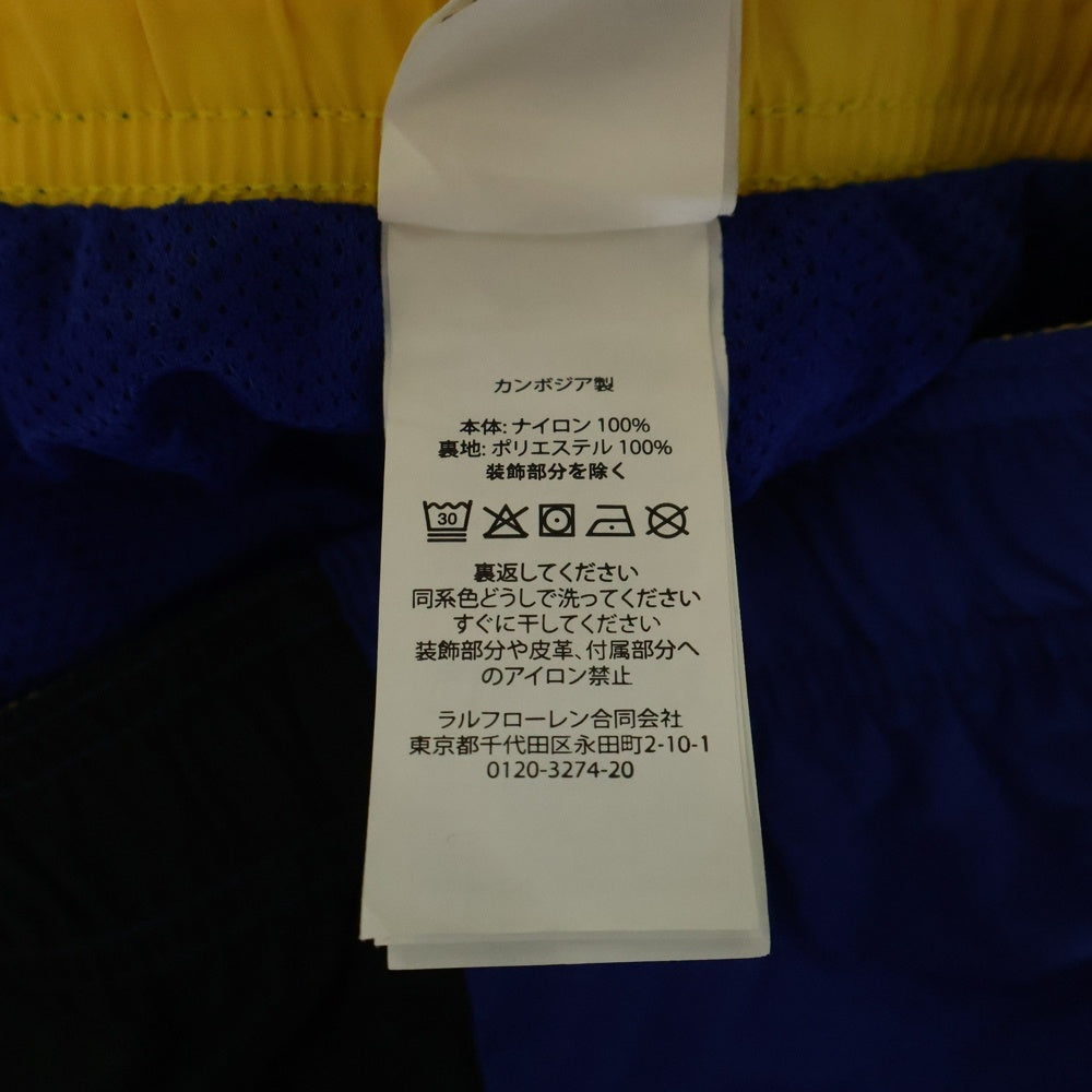 POLO SPORT RALPH LAUREN(ポロスポーツラルフローレン) ナイロン サイドロゴライン ドローストリング パンツ マルチカラー
