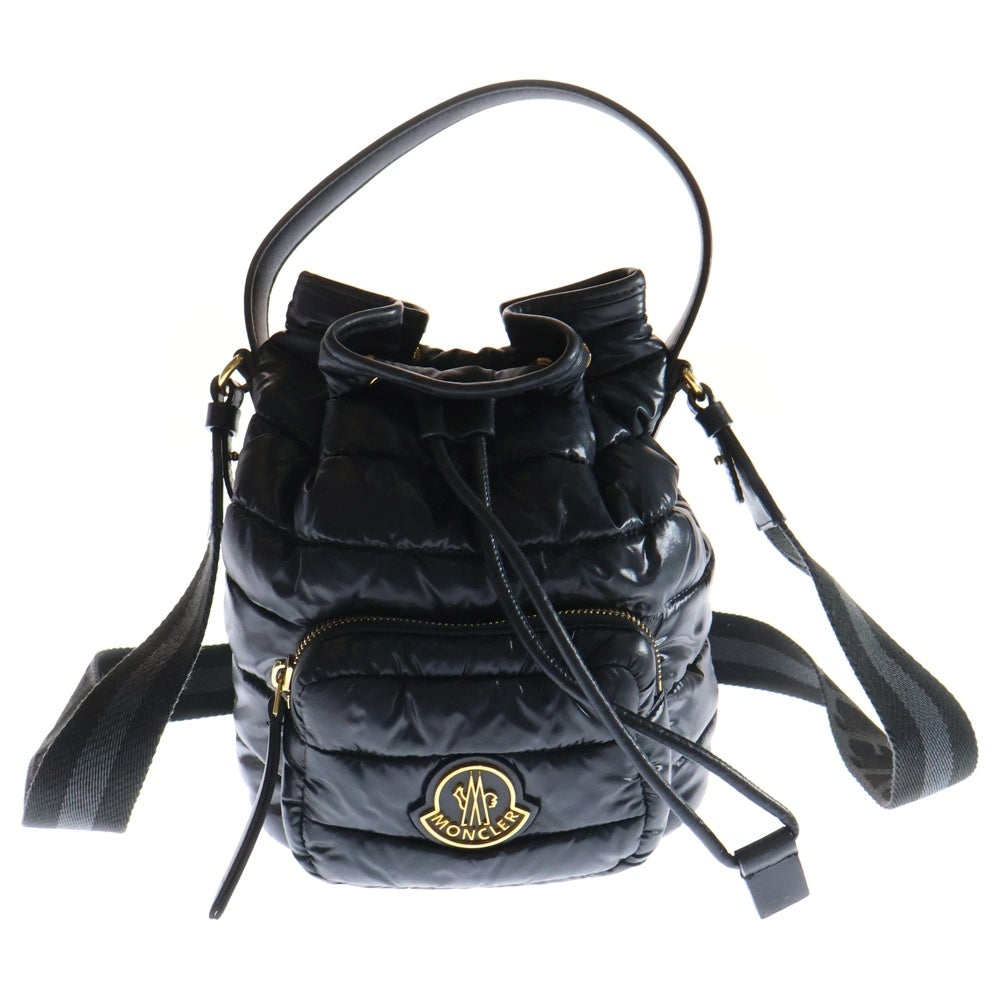 MONCLER(モンクレール) 22AW KILLA DRAWSTRING キラ ドローストリング 巾着 2WAY ショルダー ハンドバッグ ブラック H209B5L00004-M2176
