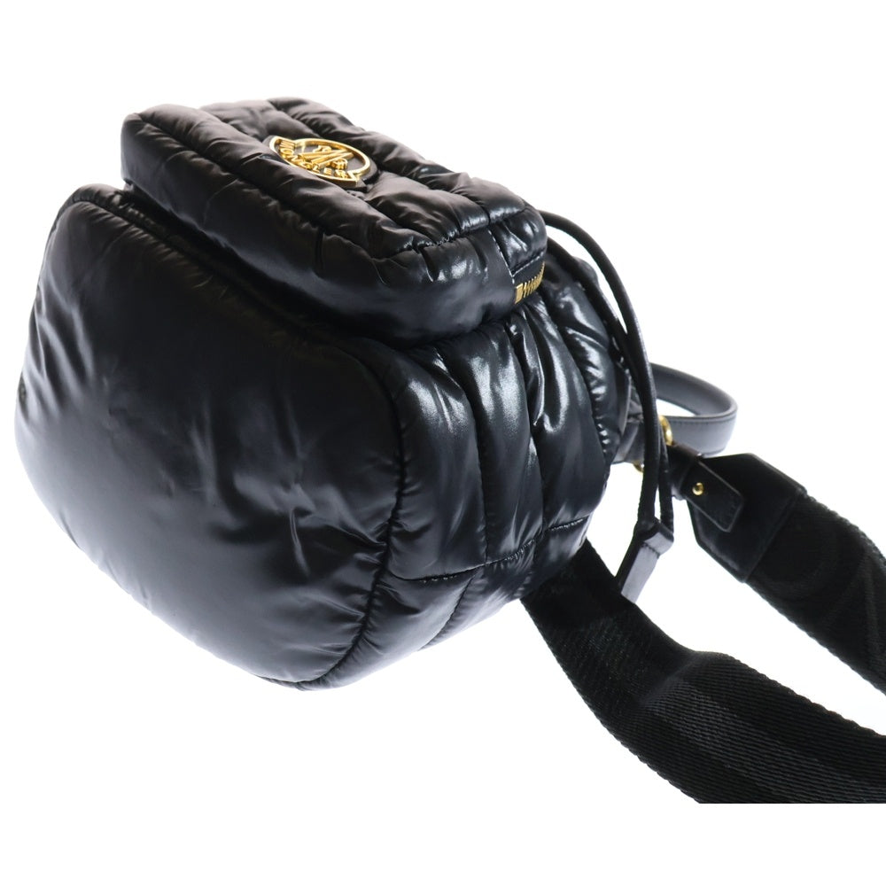 MONCLER(モンクレール) 22AW KILLA DRAWSTRING キラ ドローストリング 巾着 2WAY ショルダー ハンドバッグ ブラック H209B5L00004-M2176